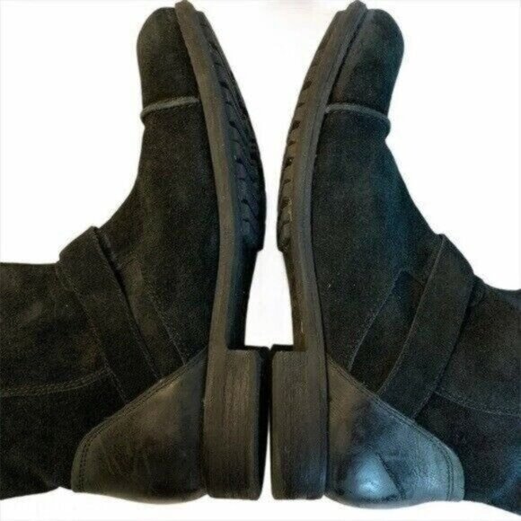 UGG Men\'s Lancing Buckle Black Suede Boots Sz 11.5 main image 6